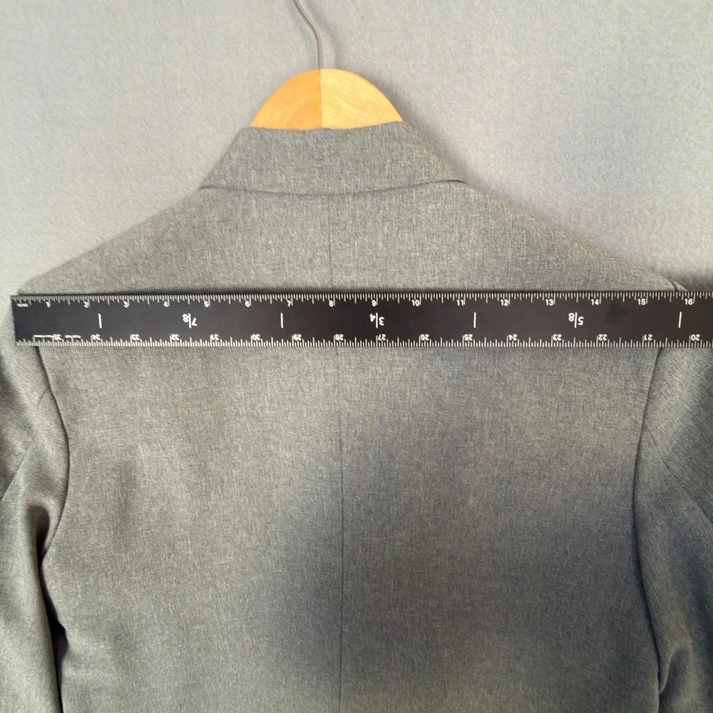 Nautica Boys Youth Blazer Jacket Gray Size 18R 2 Button Lightweight Lined NWOT